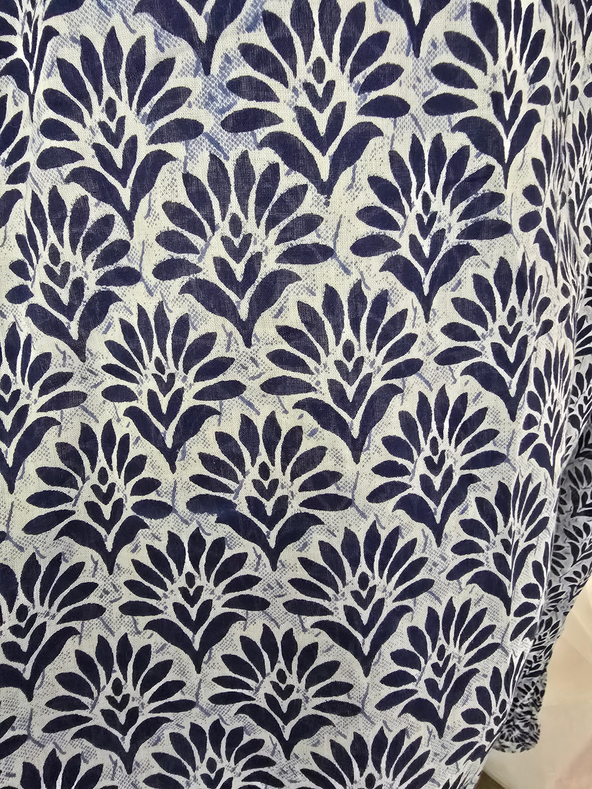 Resort Kaftan-Blue Batik