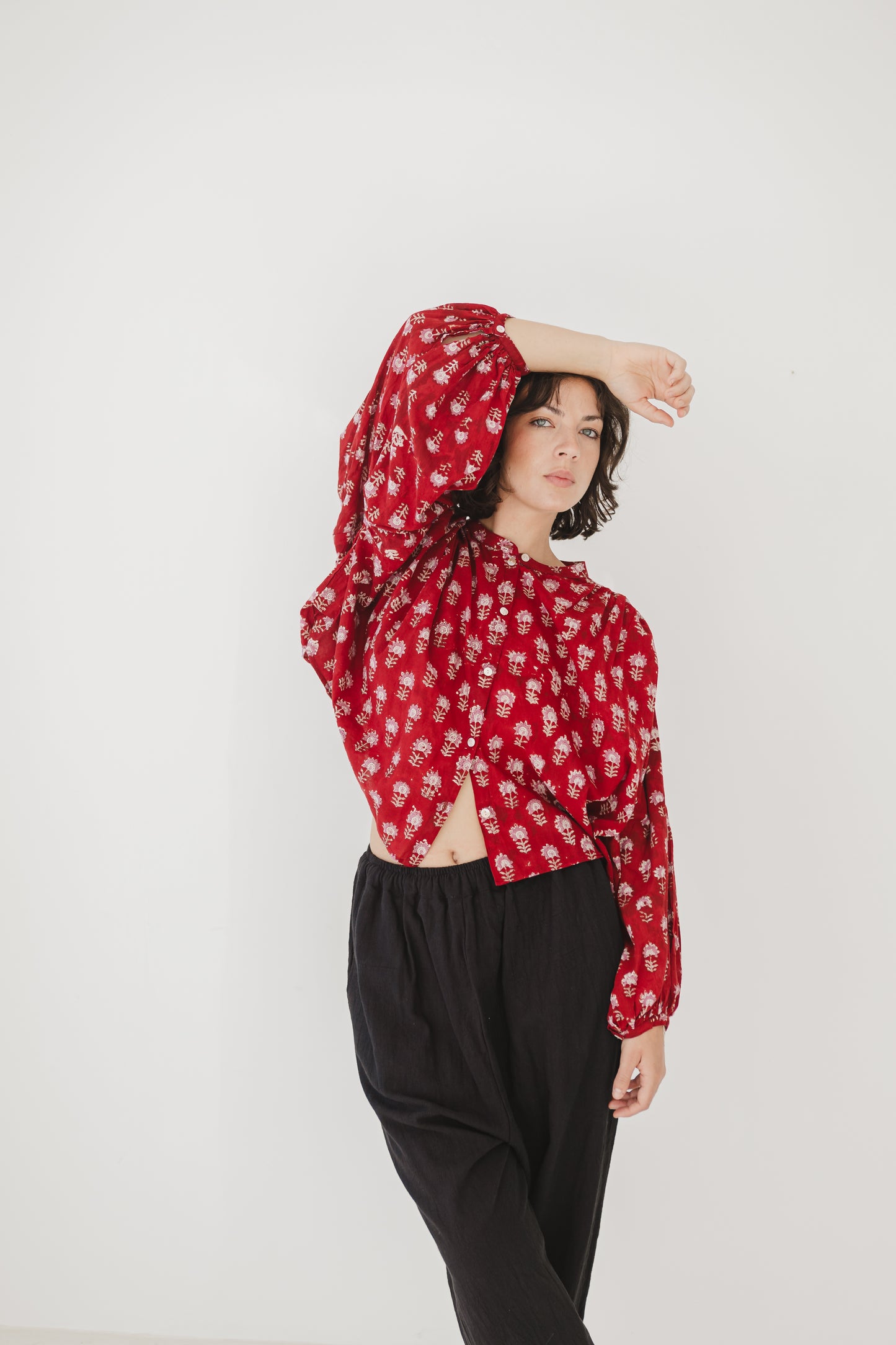 Audrey Blouse Red