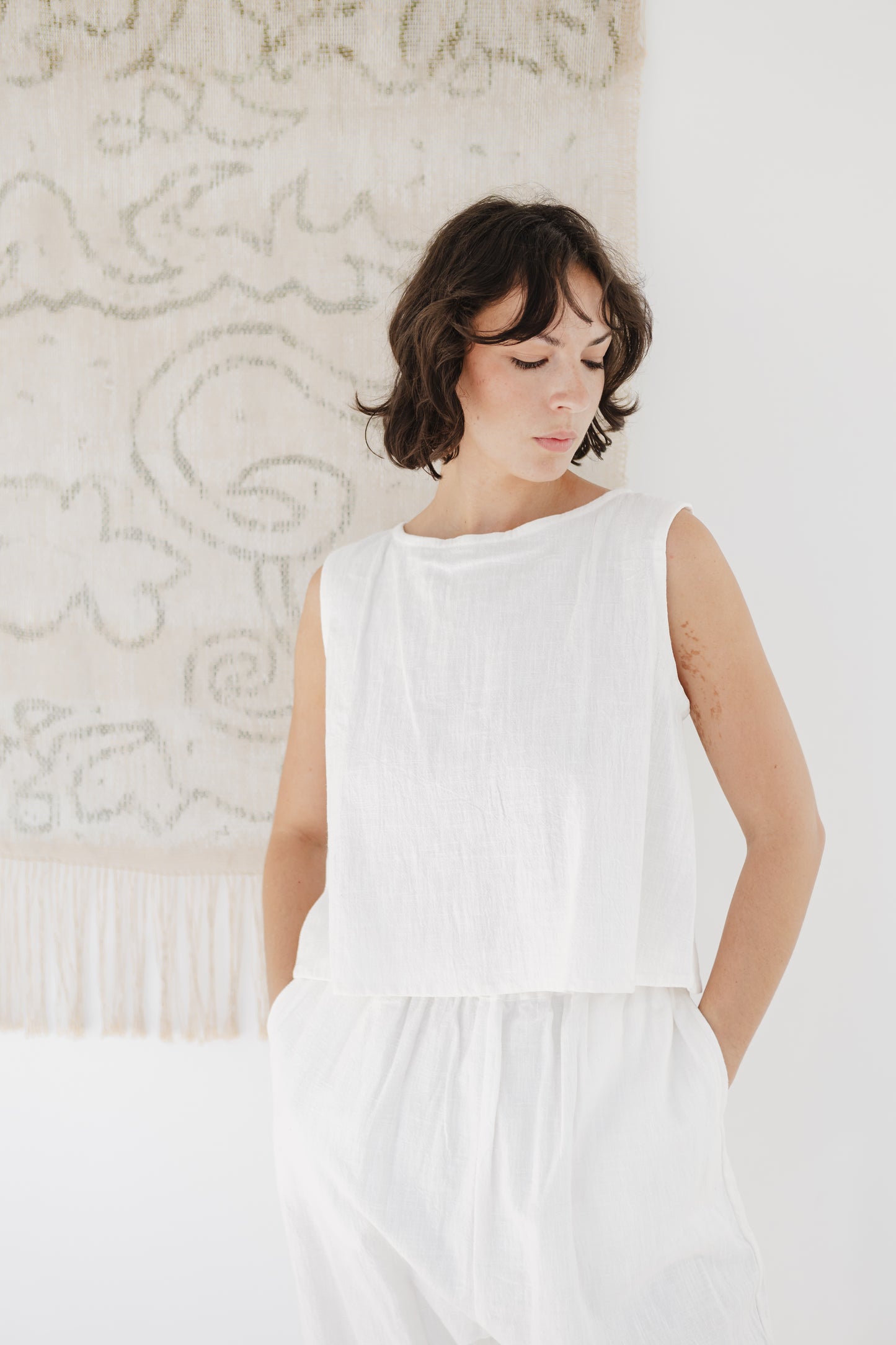 Yin Pant White