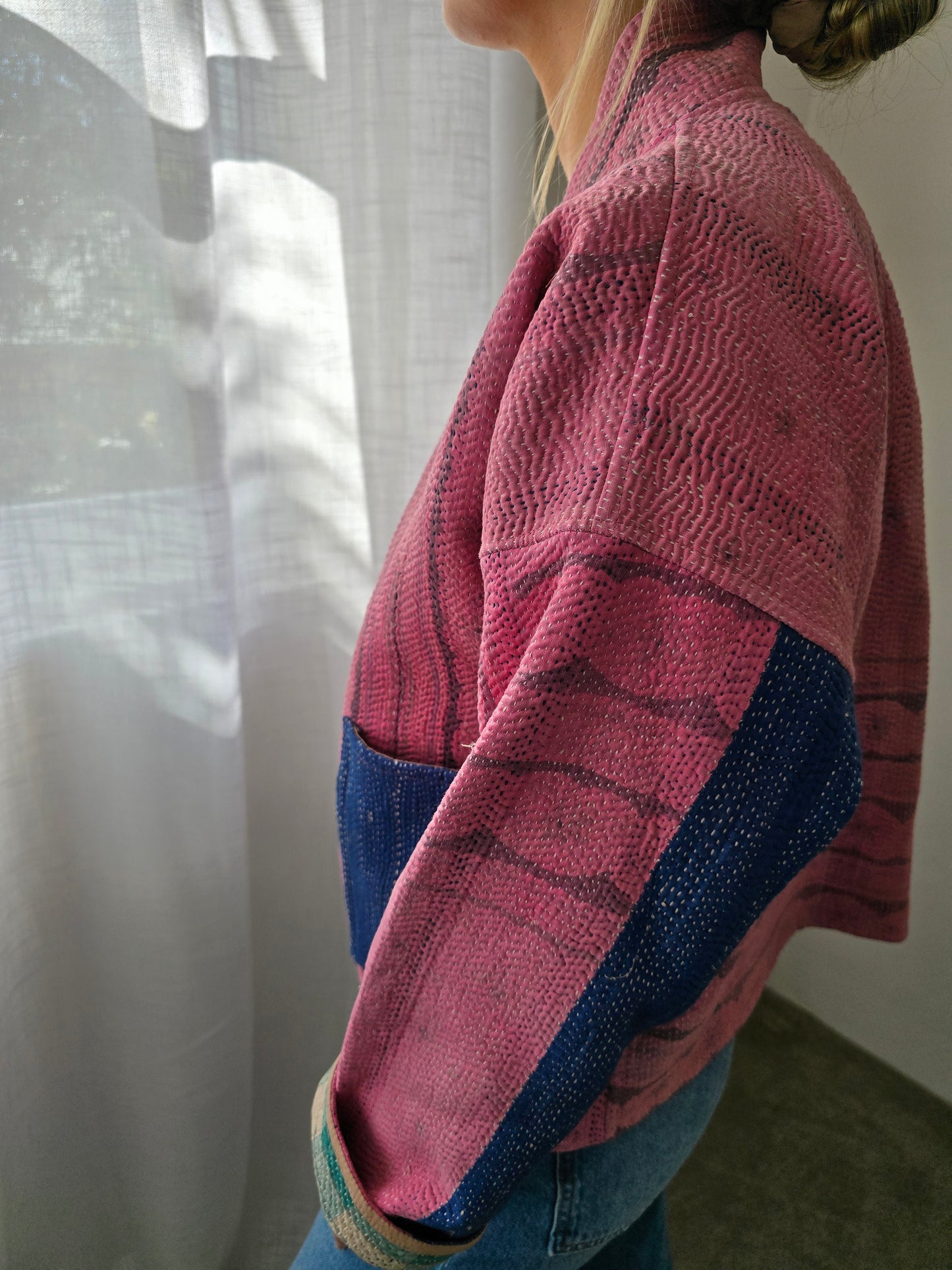 Short Kantha Jacket