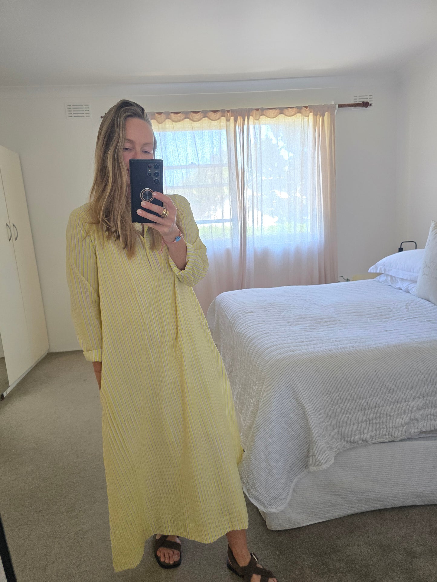 Avni Kaftan-Lemon stripe