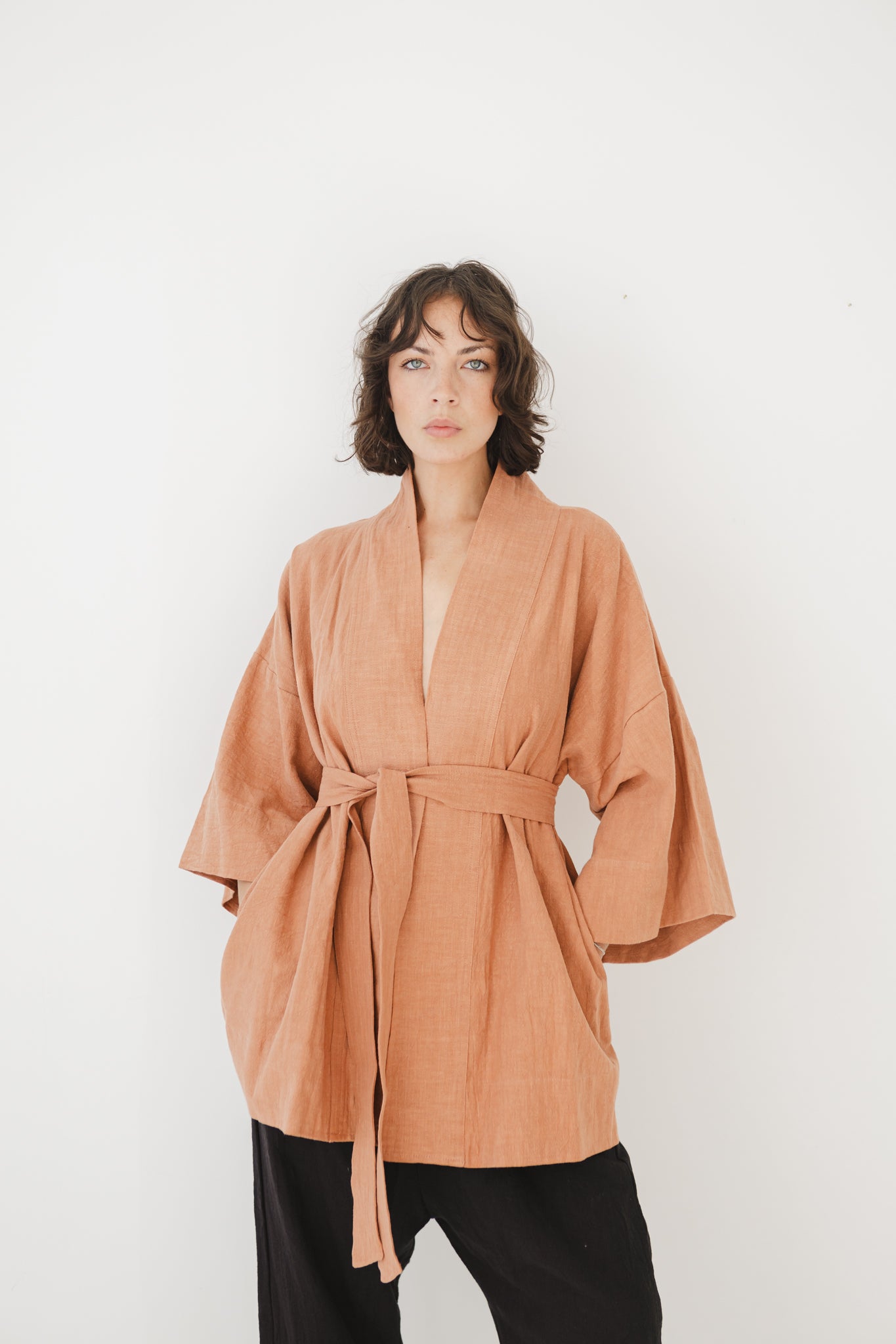 Structured Kimono- Earth