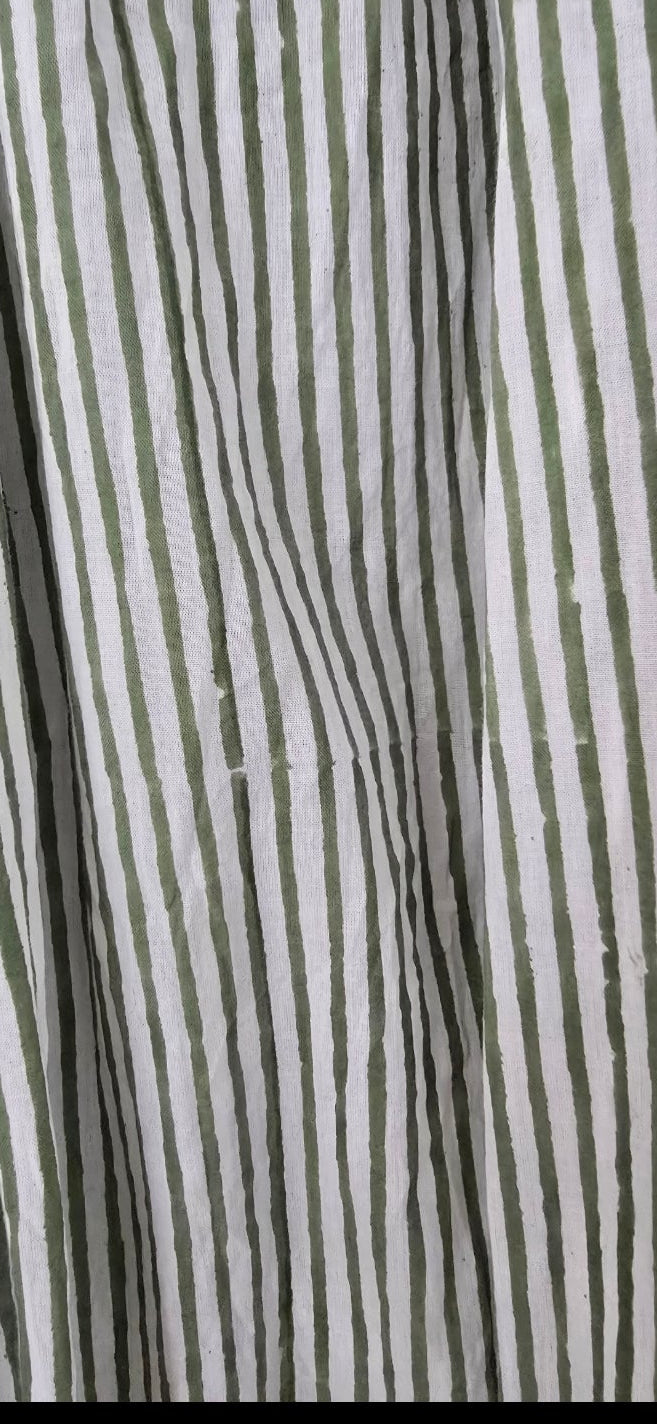Balloon Pant - Green Stripe