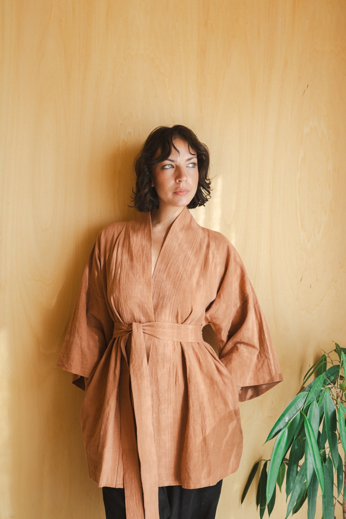 Structured Kimono- Earth