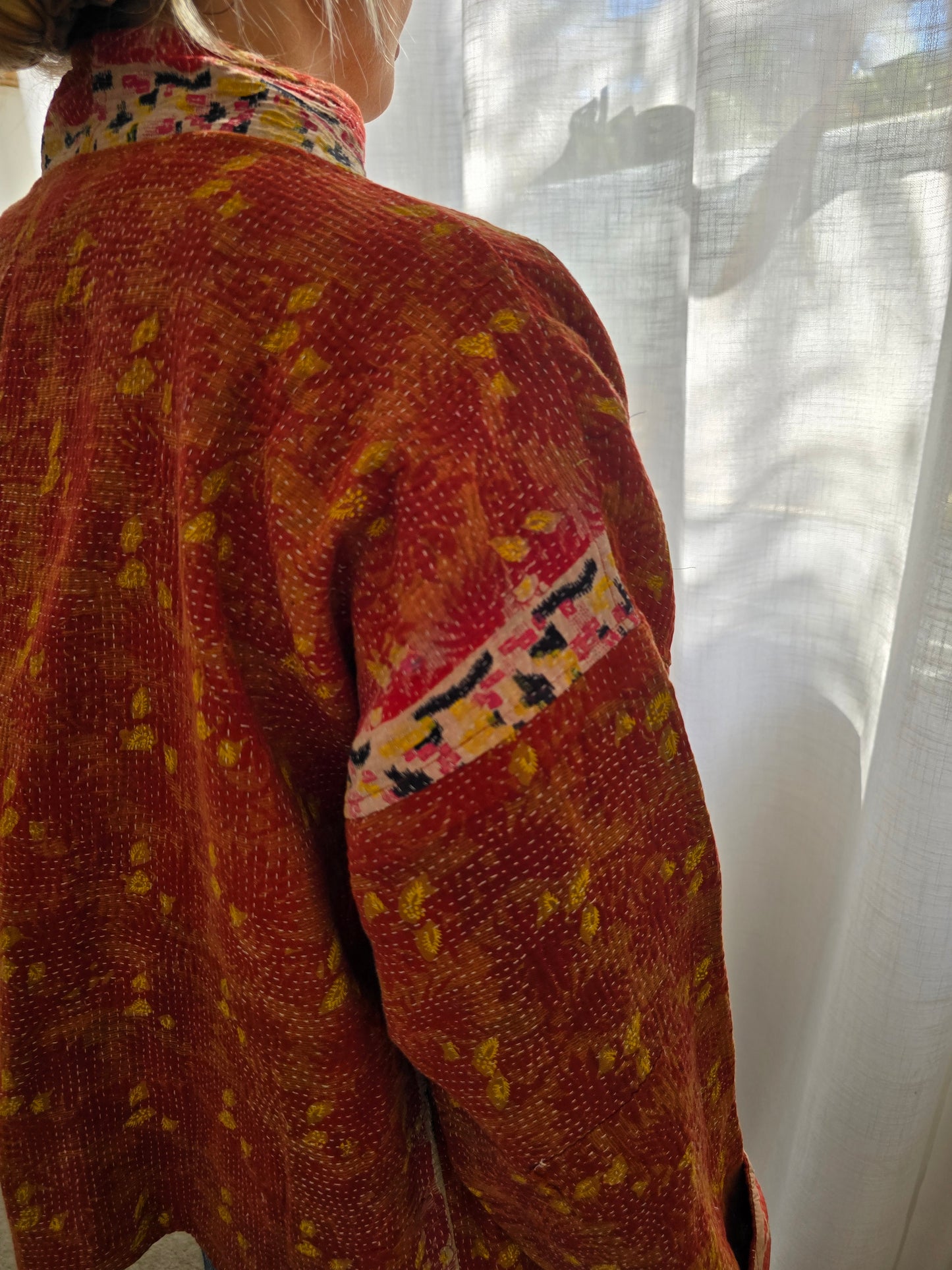Short Kantha Jacket