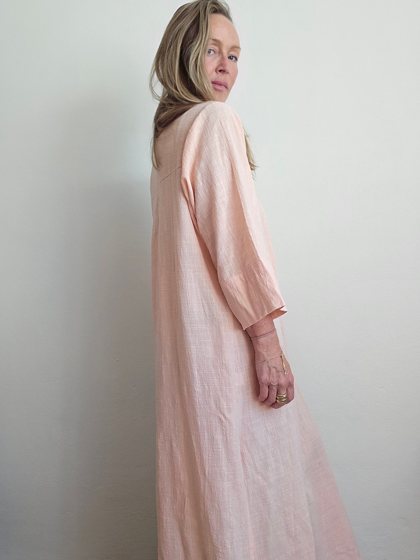 Temple Dress - Soft Peach