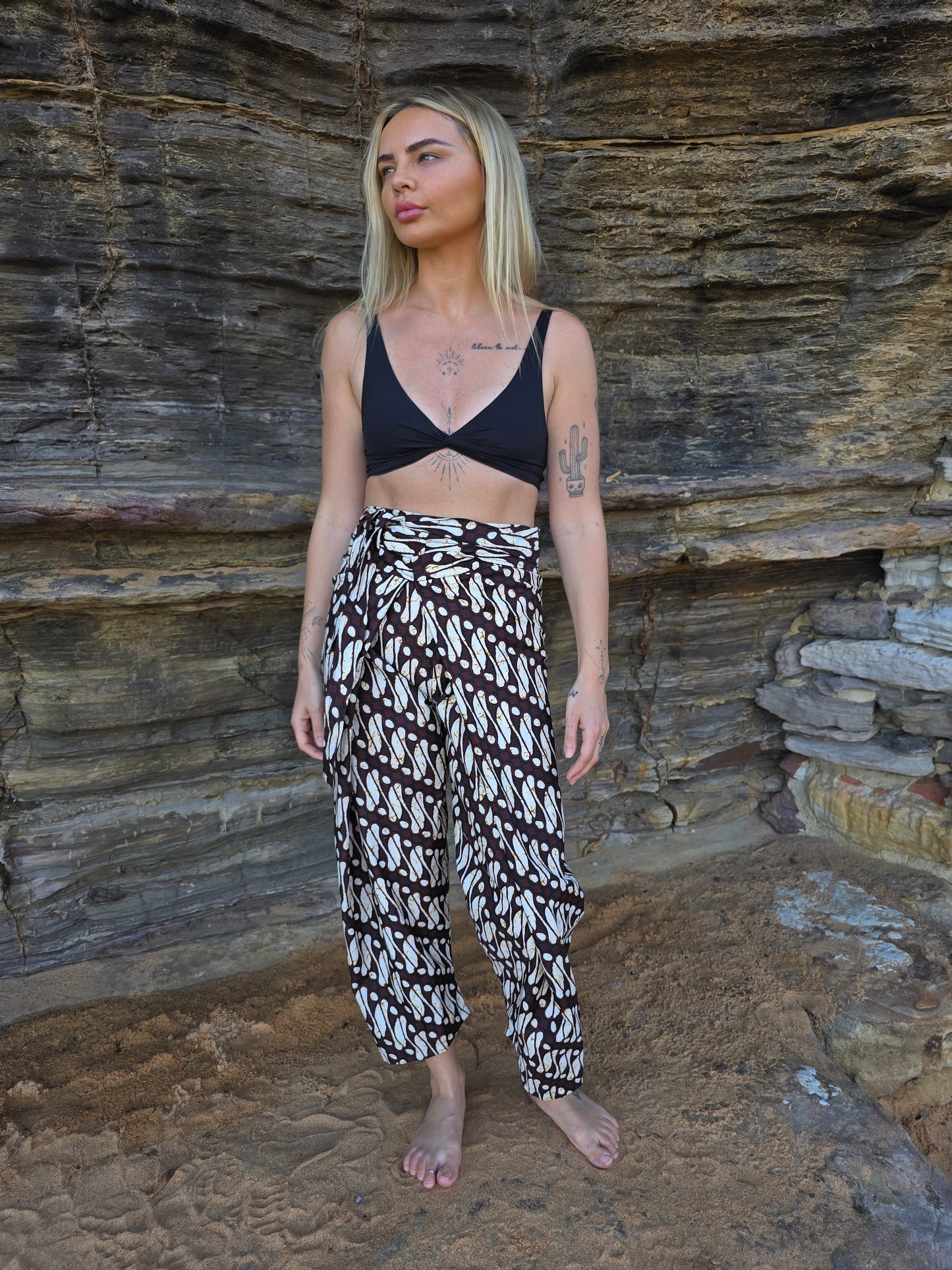 Batik Wrap Pant