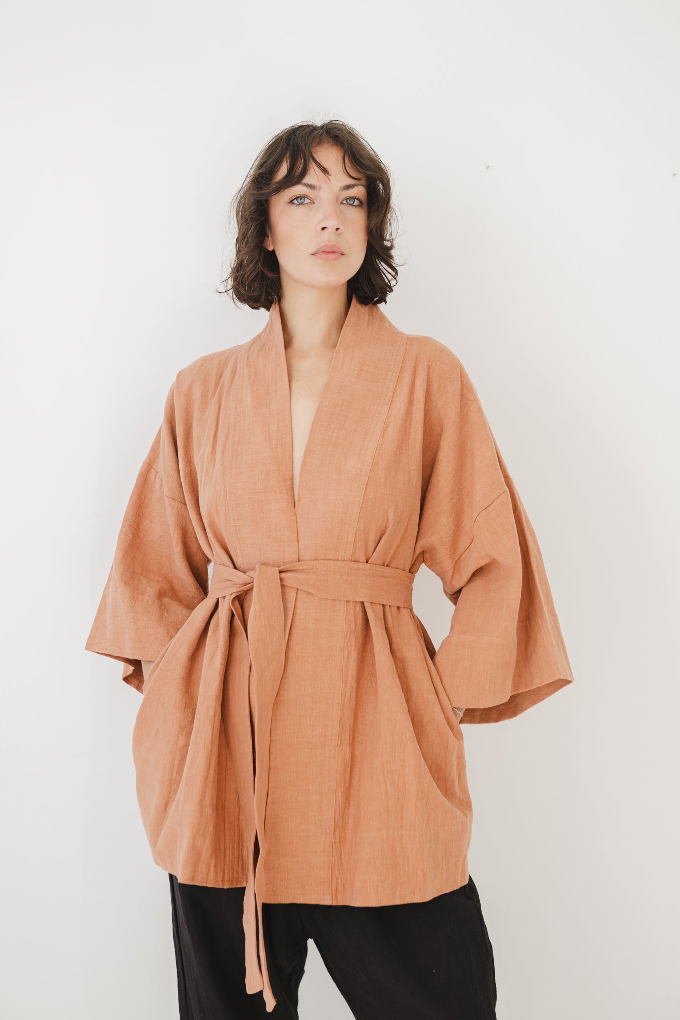 Structured Kimono- Earth