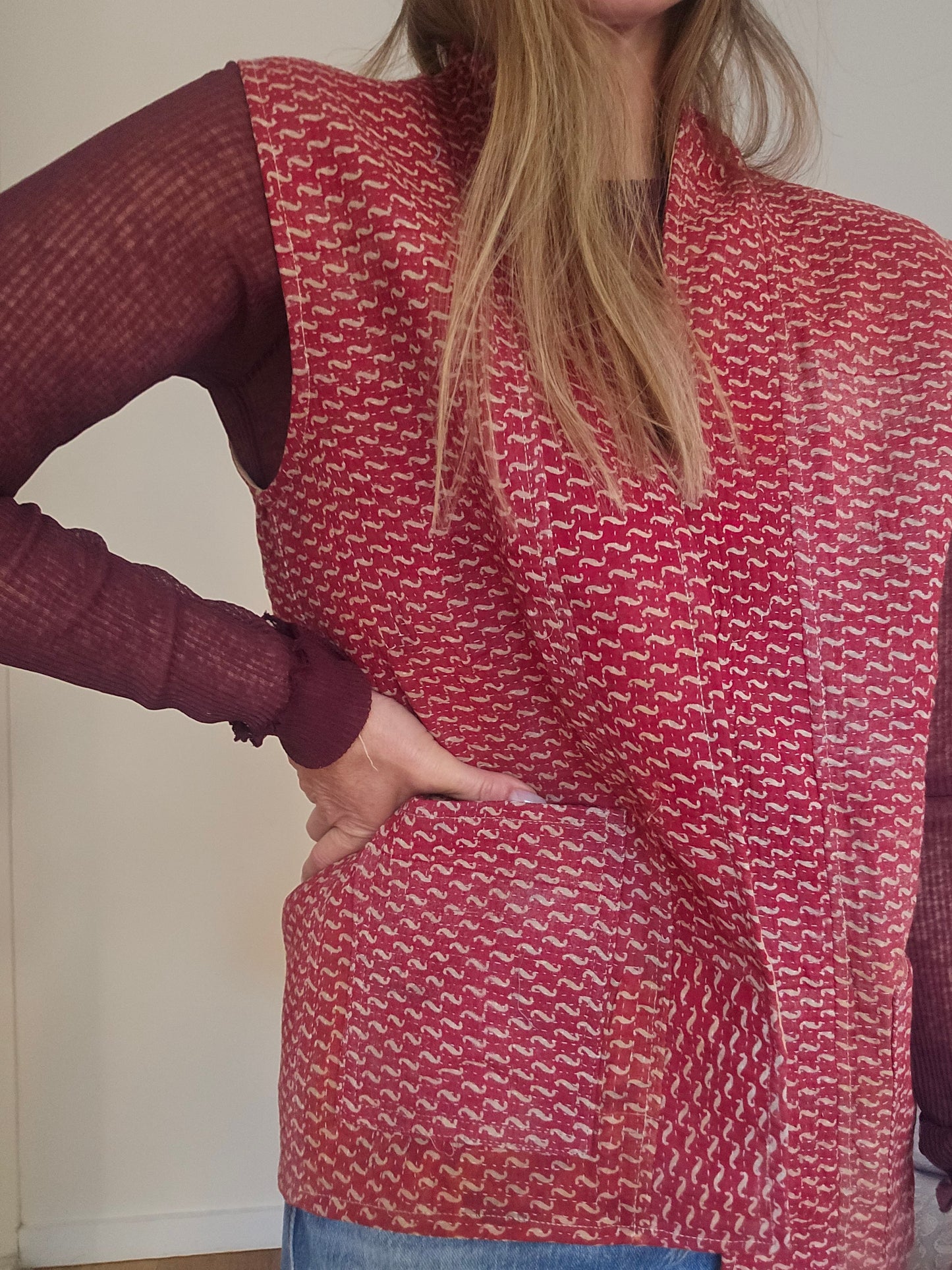 Kantha Vest