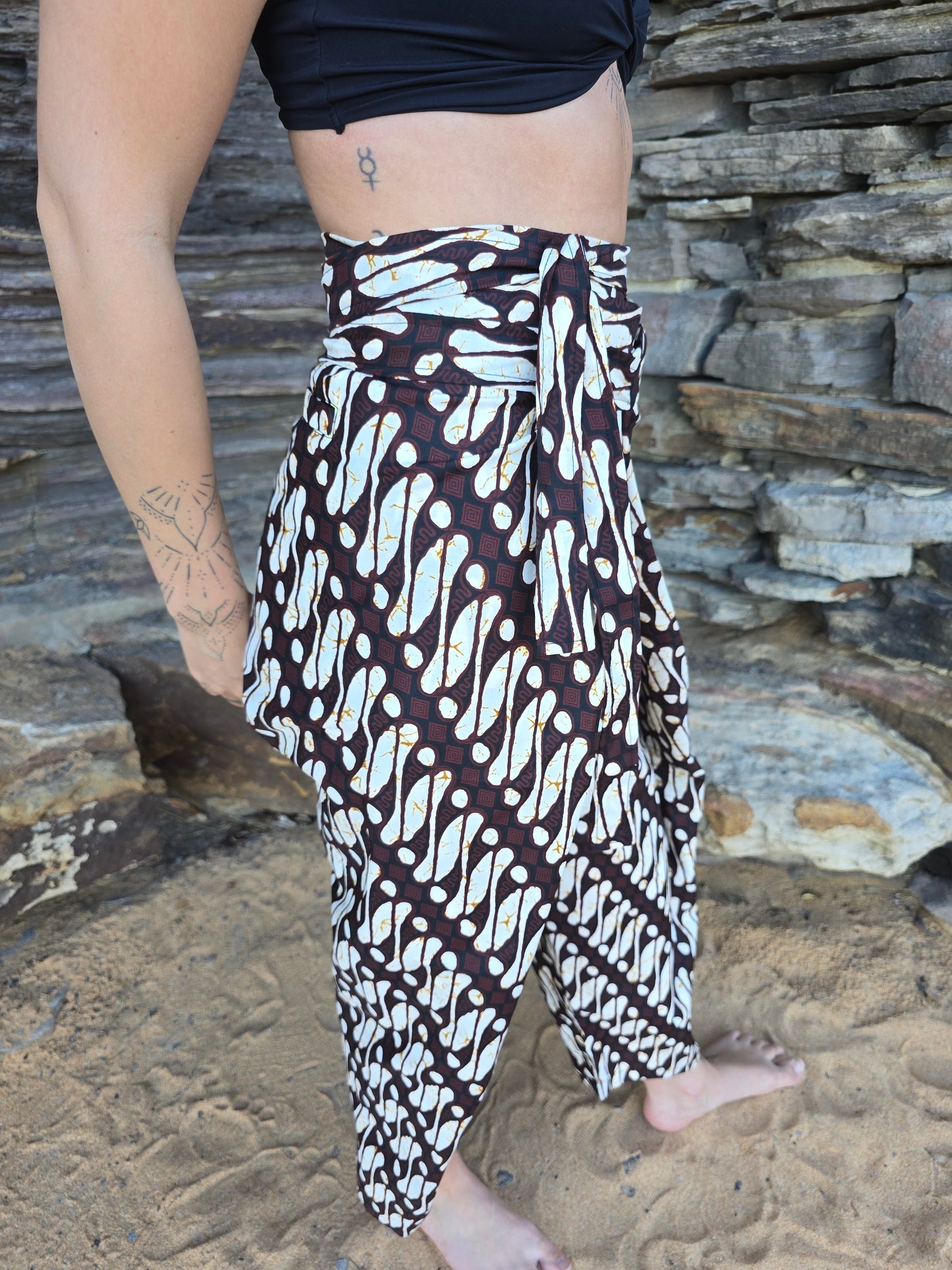 Batik Wrap Pant