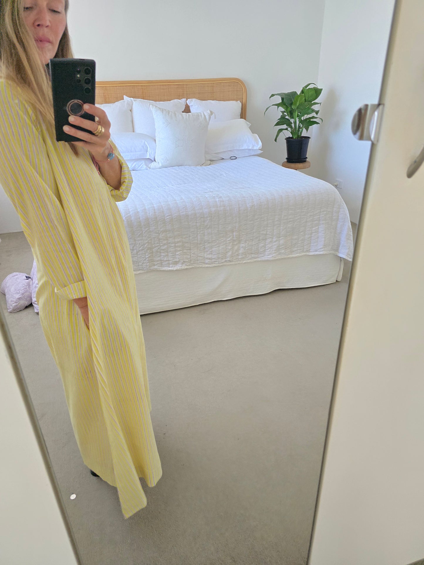 Avni Kaftan-Lemon stripe