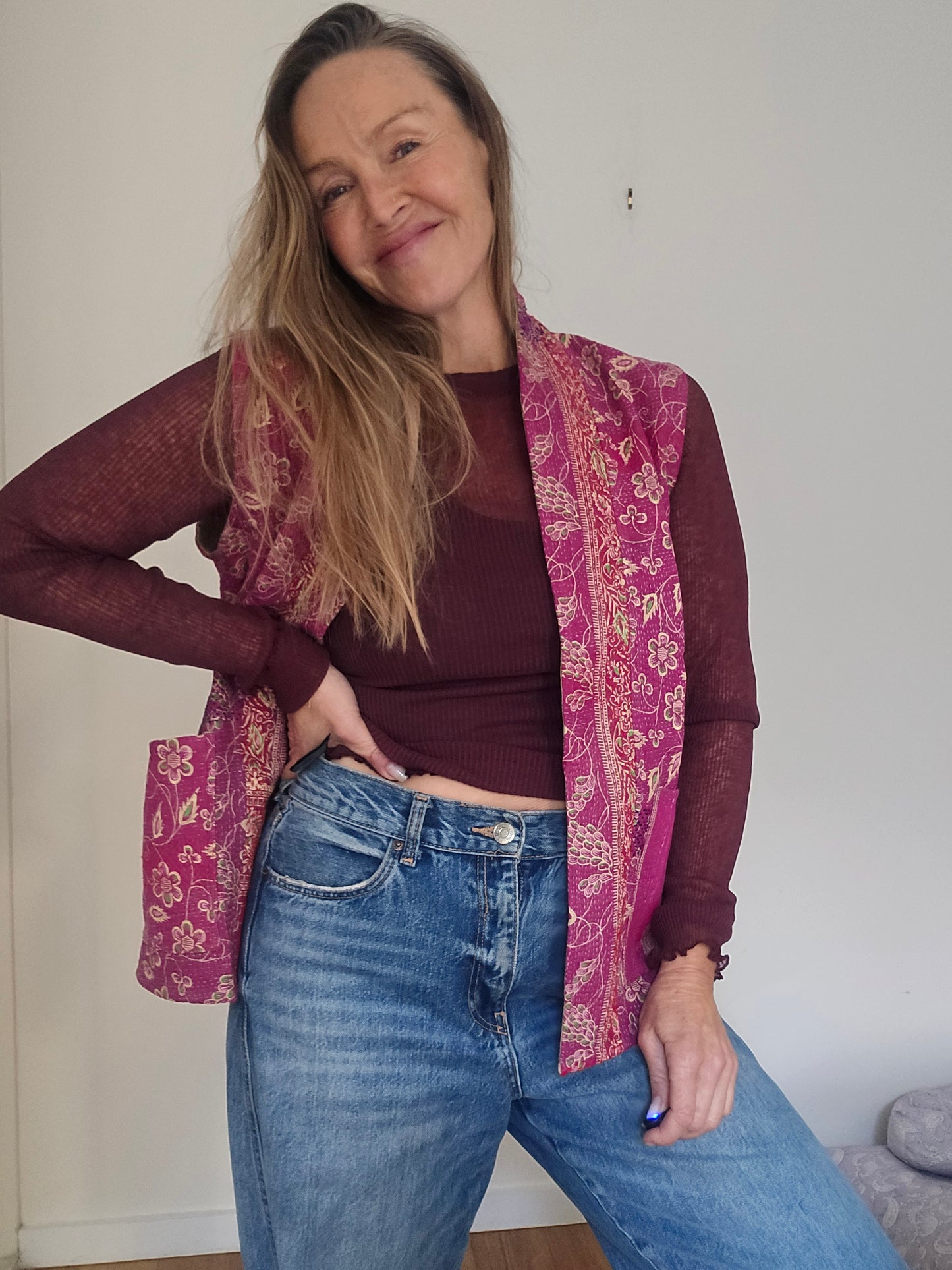 Kantha Vest