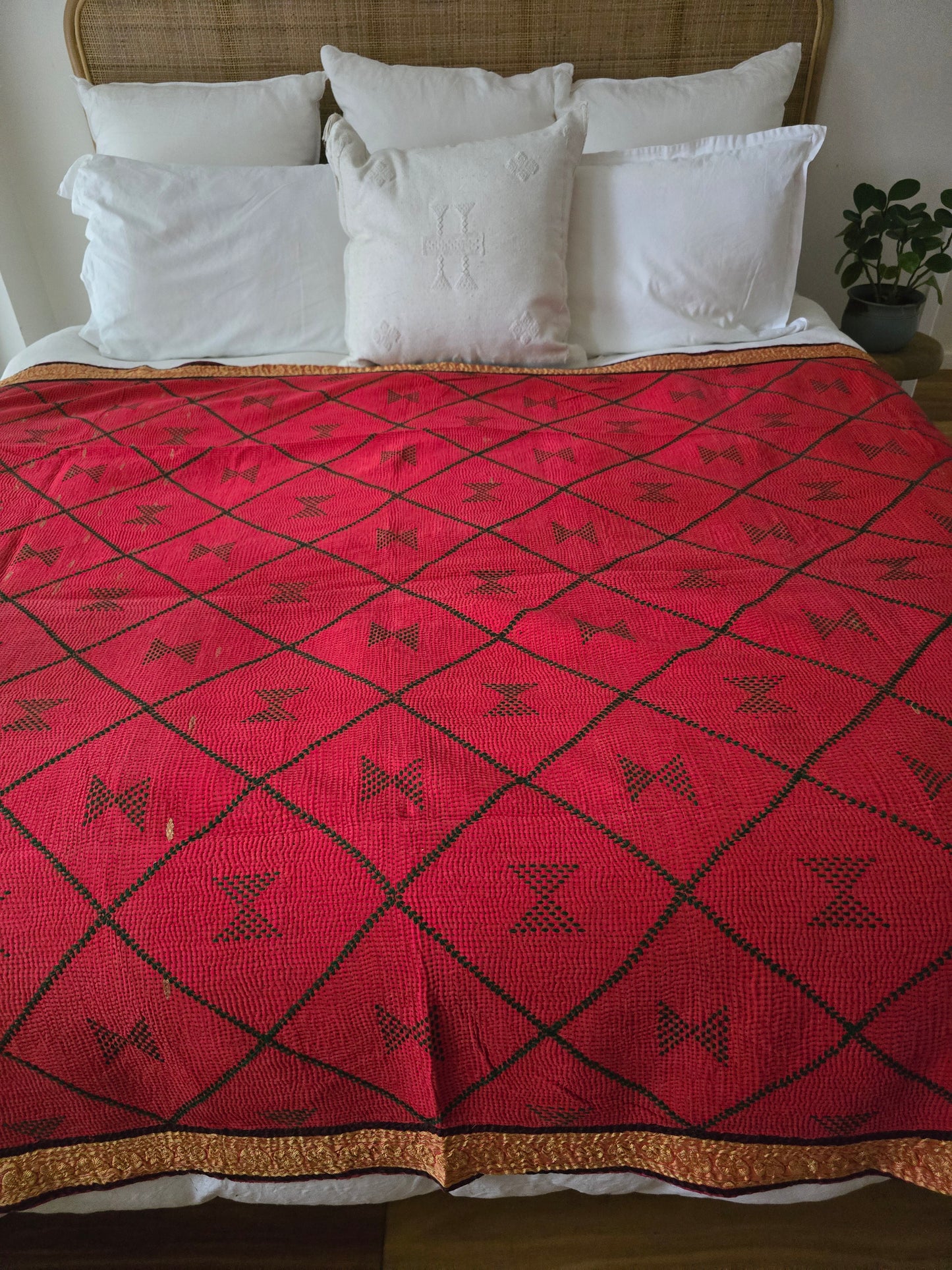 Vinatge Kantha Throw