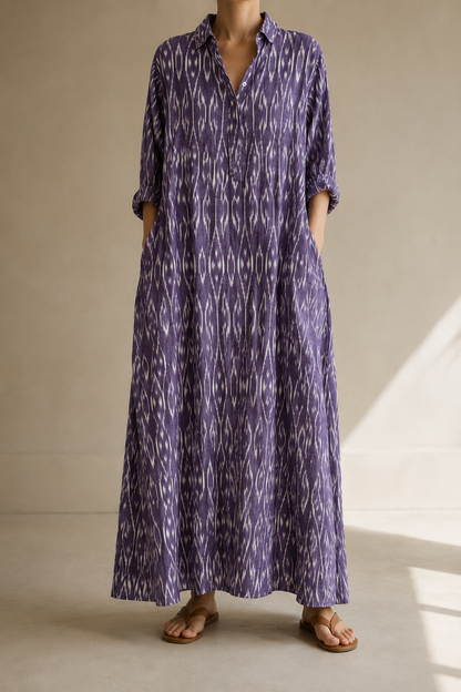 AVNI KAFTAN IKAT PRINT 1