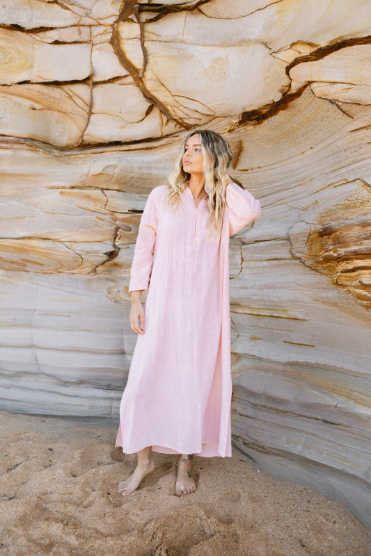 Temple Dress - Soft Pink