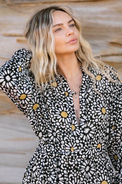 Resort Kaftan - Black / Gold