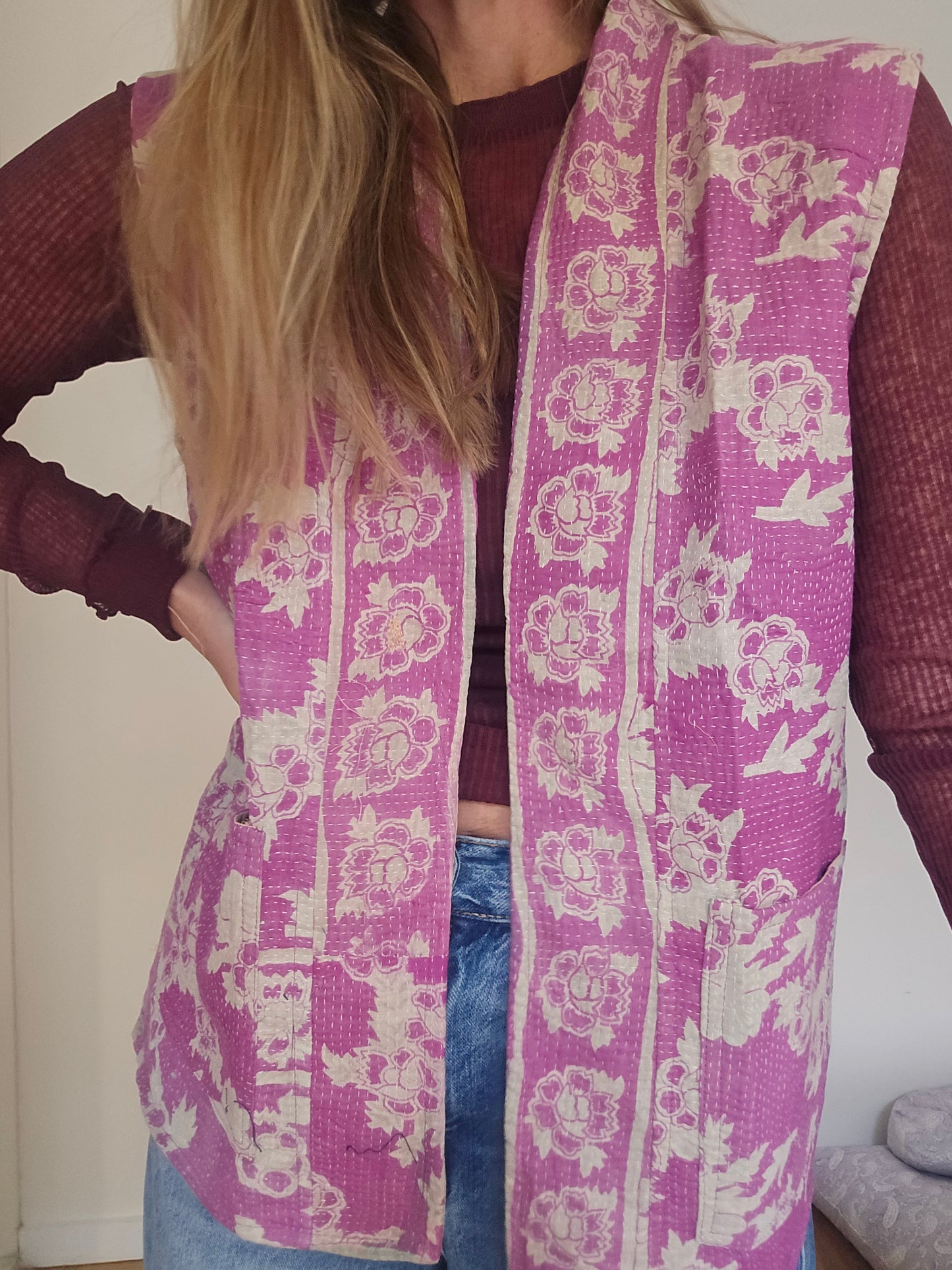 Kantha Vest