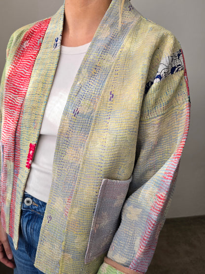 Short Kantha Jacket