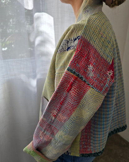 Short Kantha Jacket