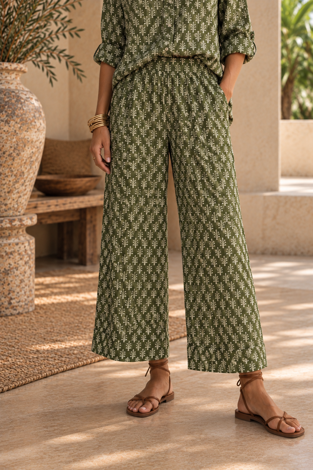 Resort Wide Leg Pant