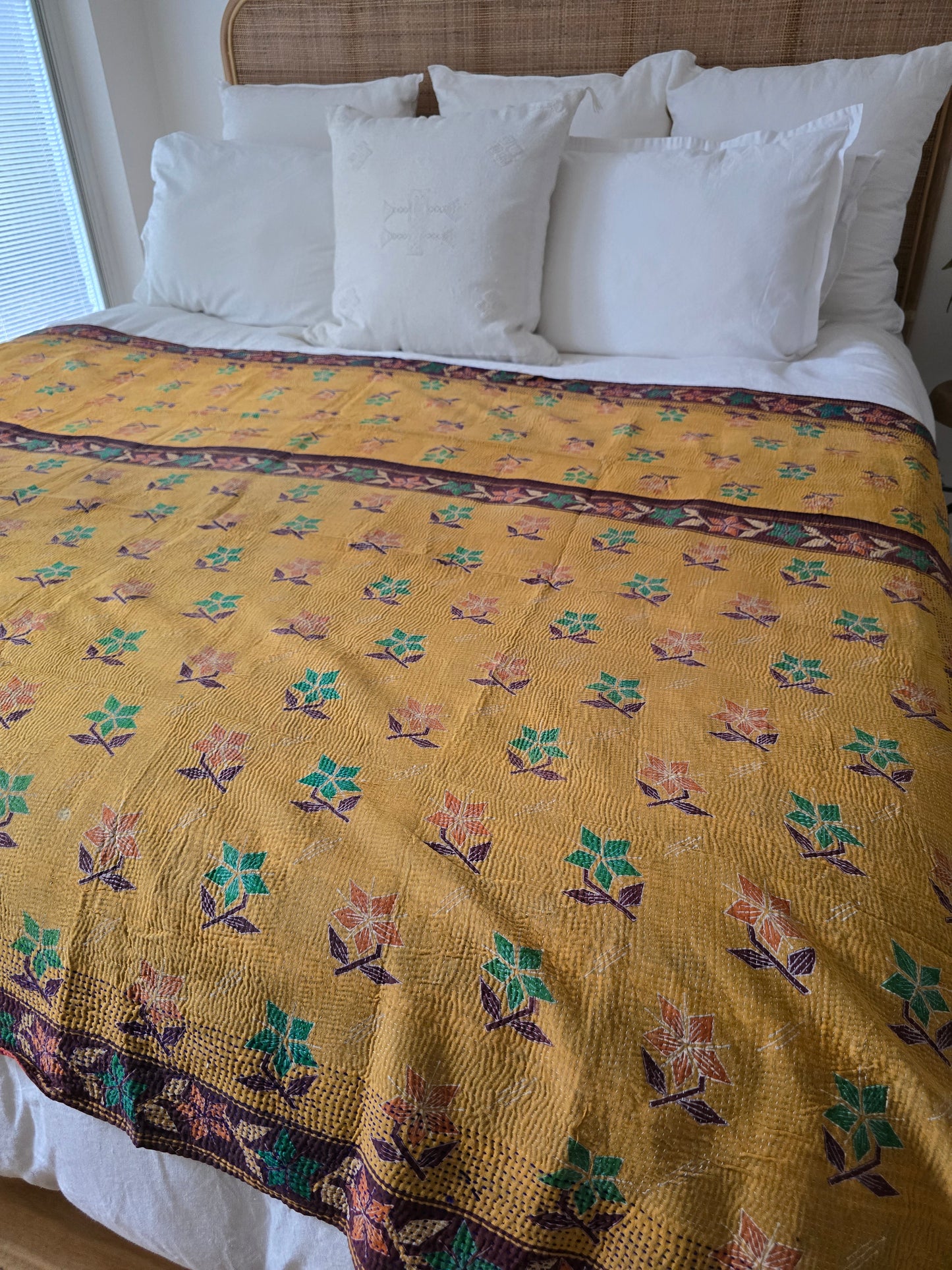 Vinatge Kantha Throw