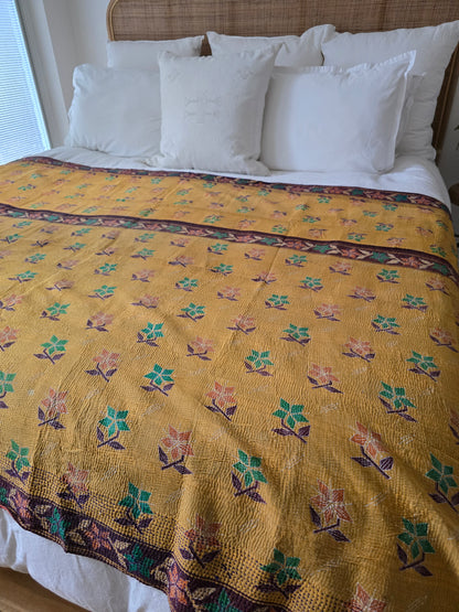 Vinatge Kantha Throw