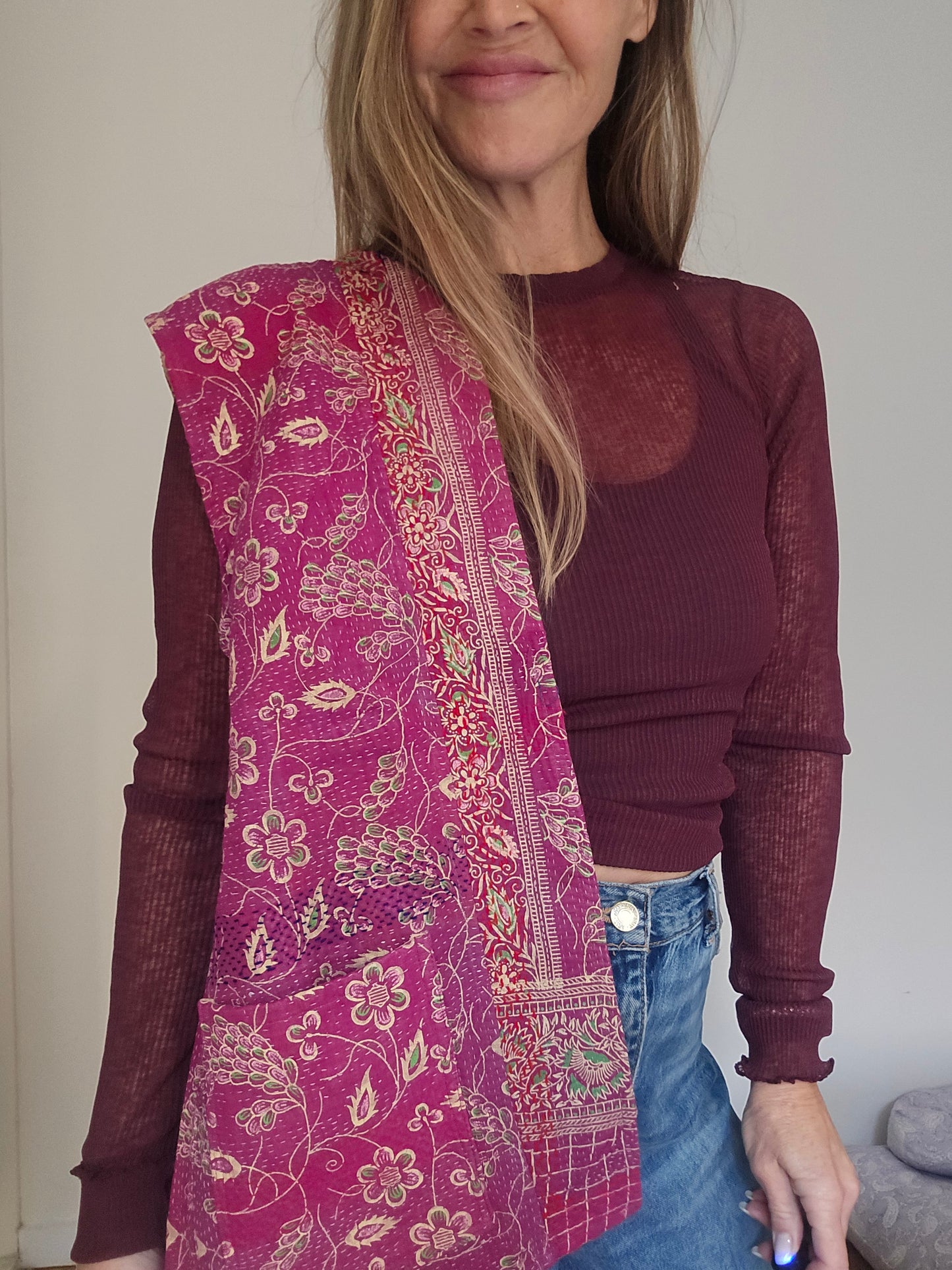 Kantha Vest