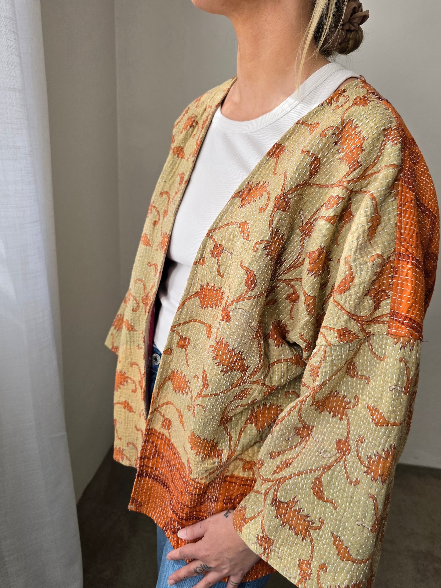 Kimono Kantha Jacket