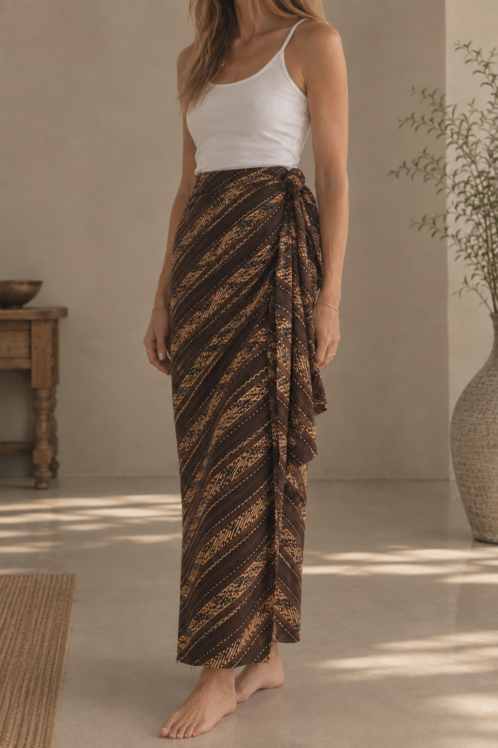 Traditional Batik Wrap skirt