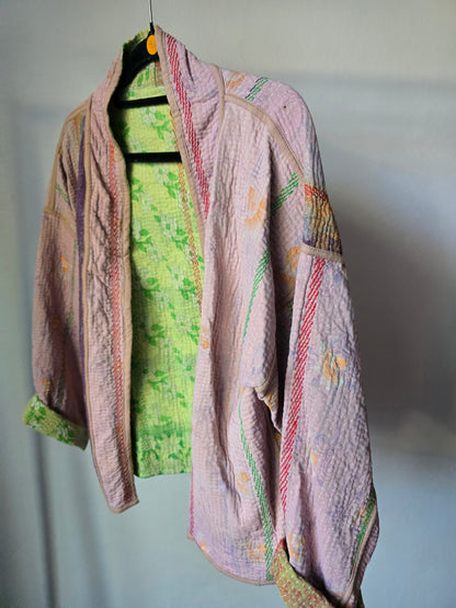 Short Kantha Jacket