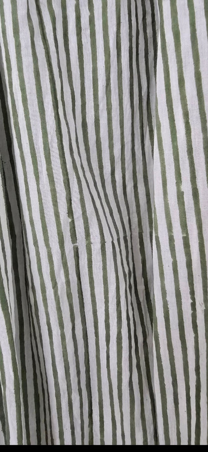Balloon Pant - Green Stripe