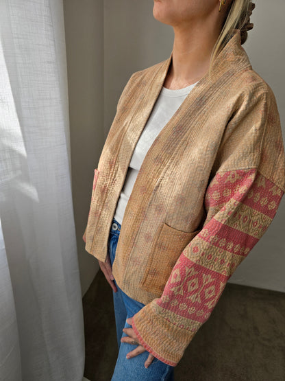 Short Kantha Jacket