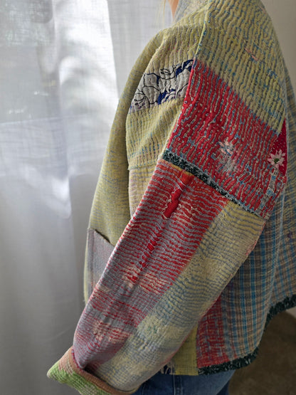 Short Kantha Jacket