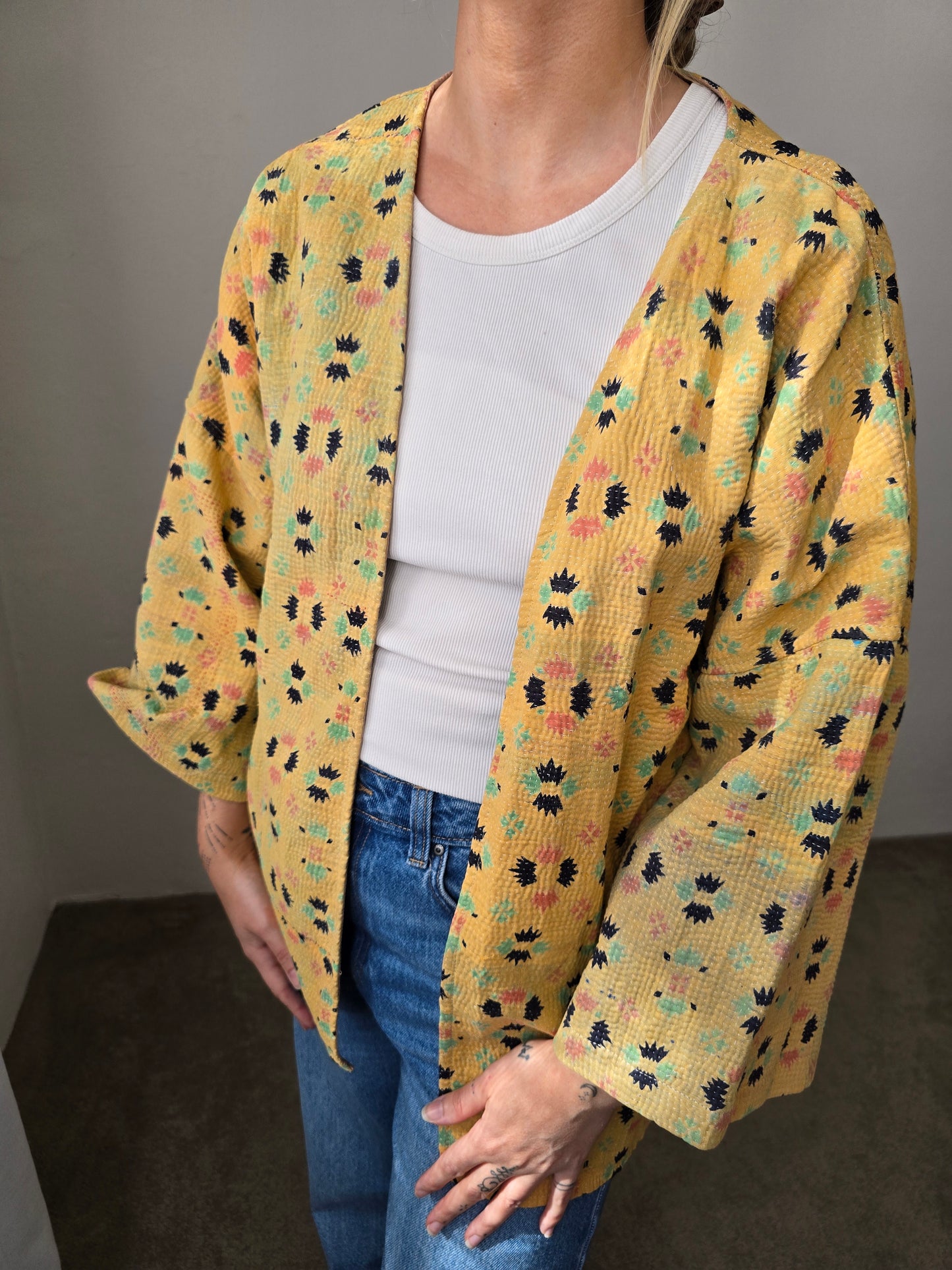 Kimono Kantha Jacket