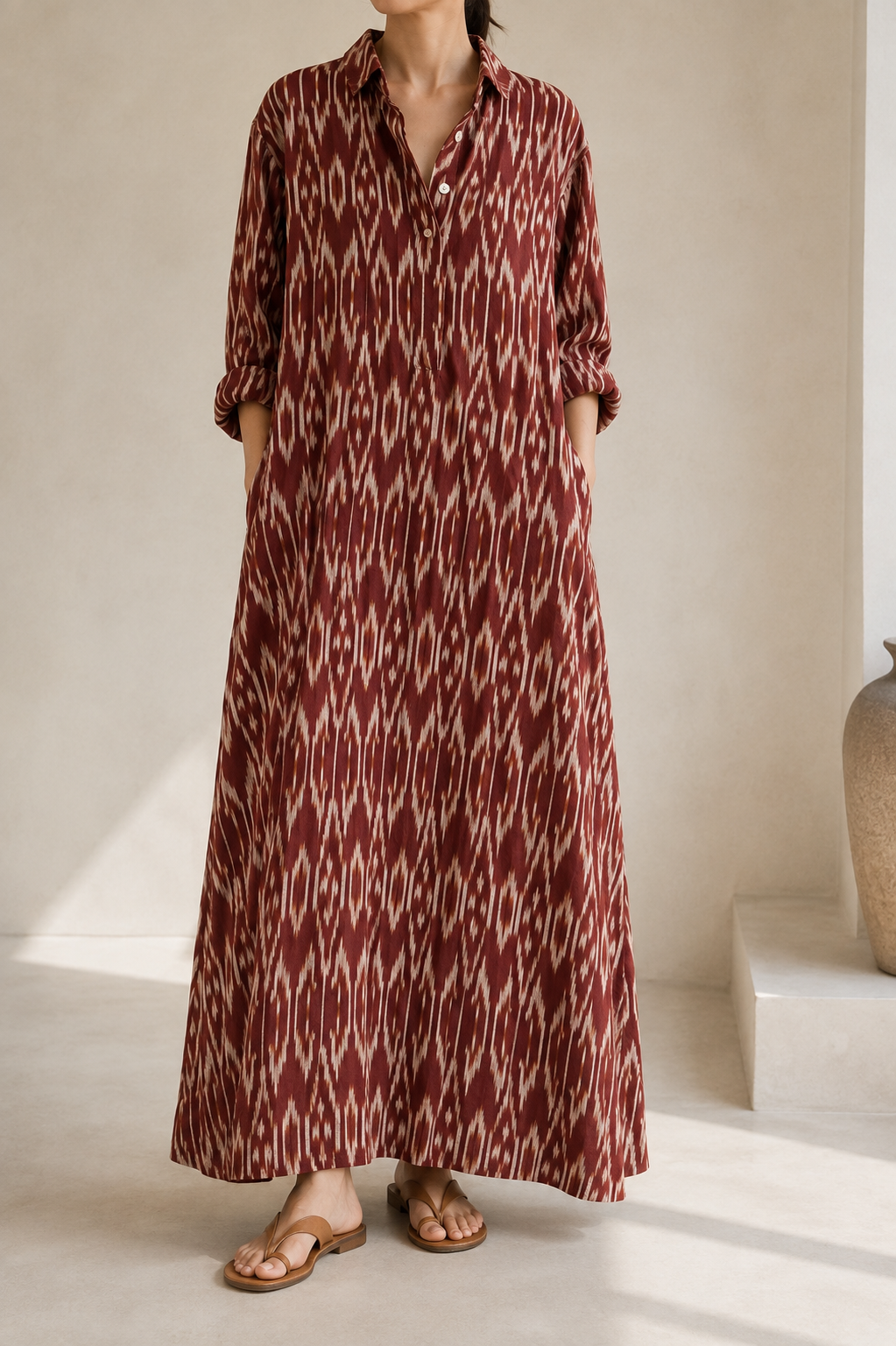 AVNI KAFTAN IKAT PRINT 4