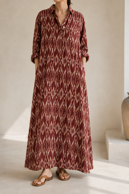 AVNI KAFTAN IKAT PRINT 4