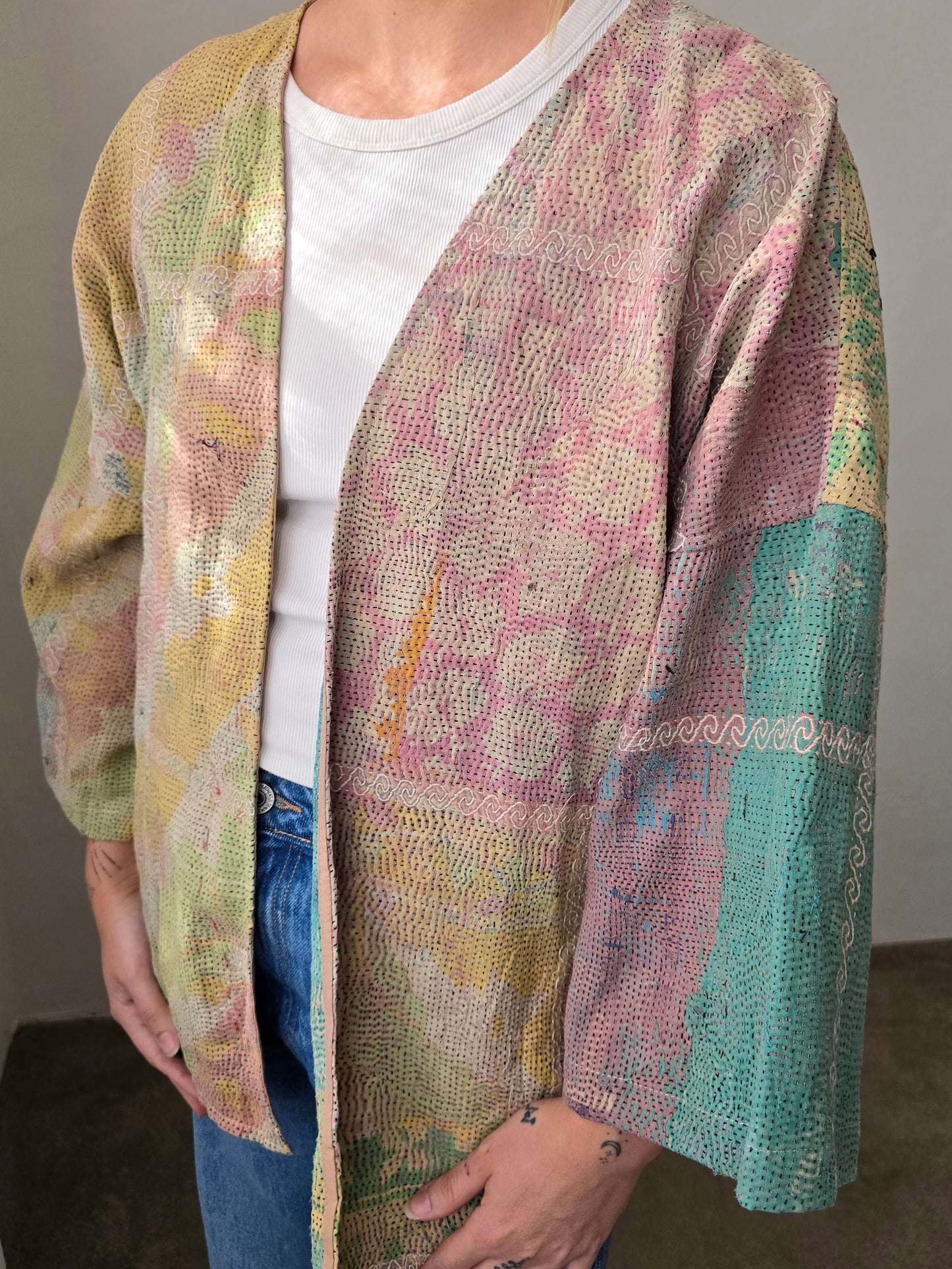 Kimono Kantha Jacket