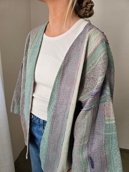 Kimono Kantha Jacket