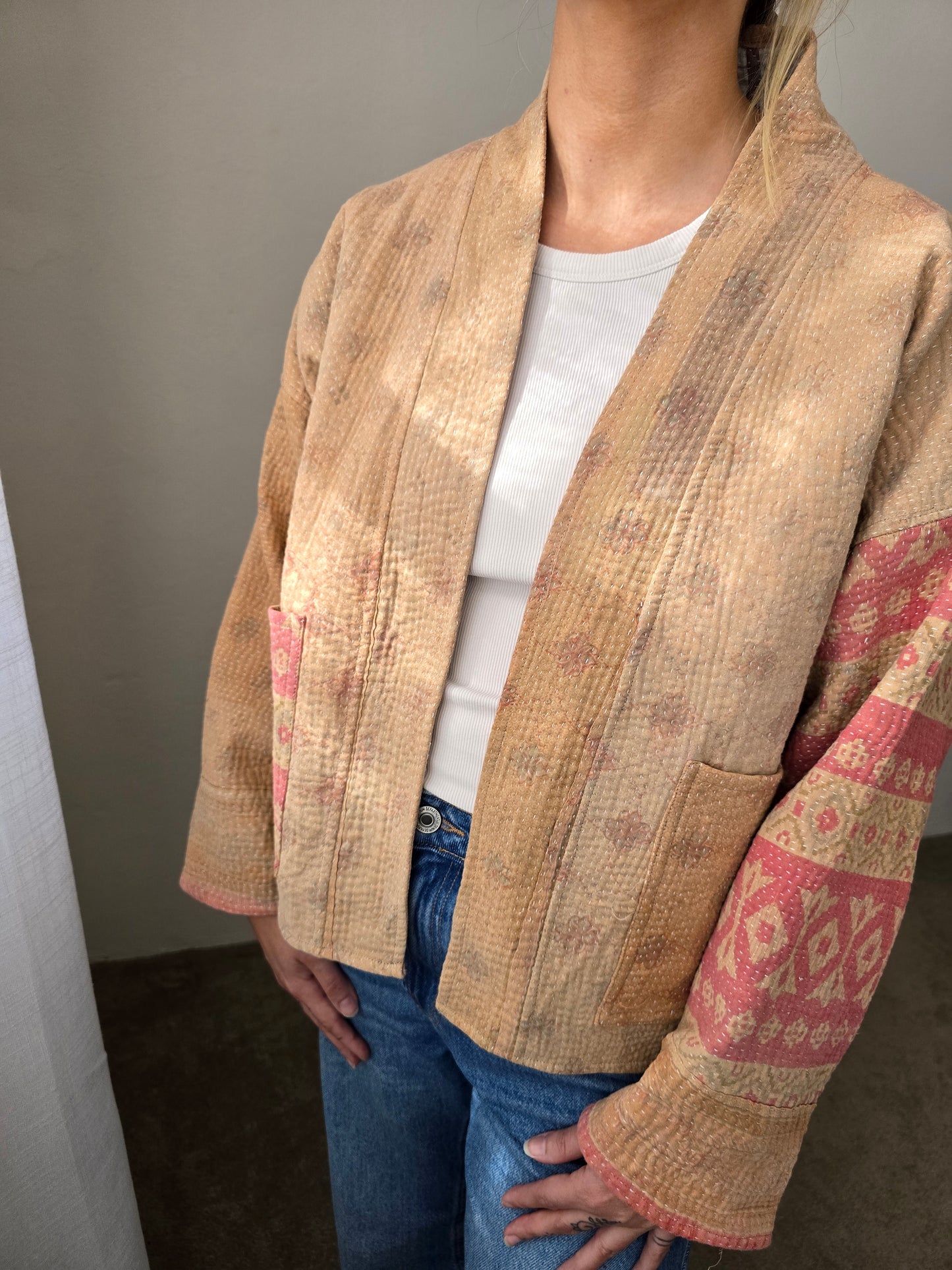 Short Kantha Jacket