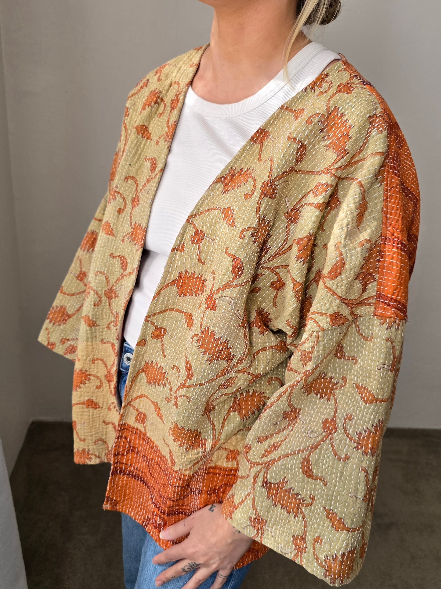 Kimono Kantha Jacket