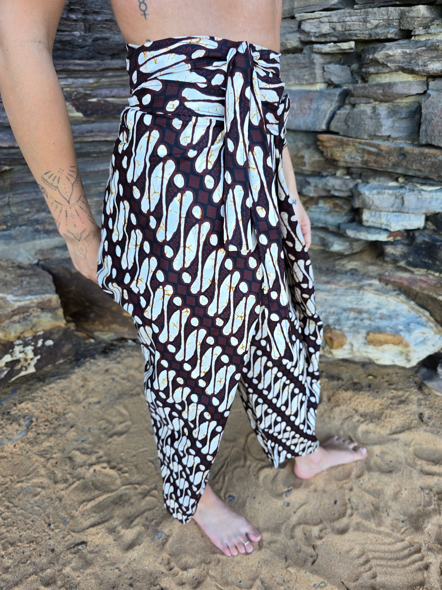 Batik Wrap Pant
