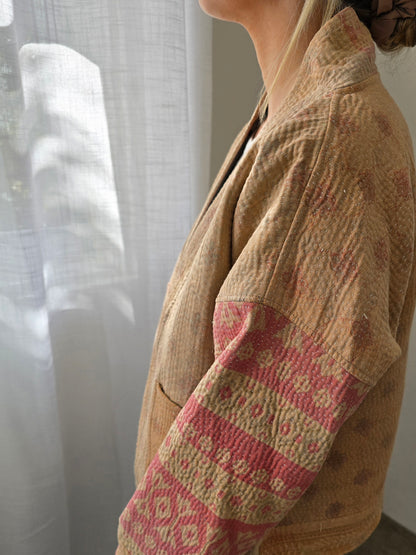 Short Kantha Jacket