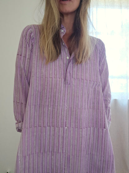 Avni Kaftan- Lilac stripe