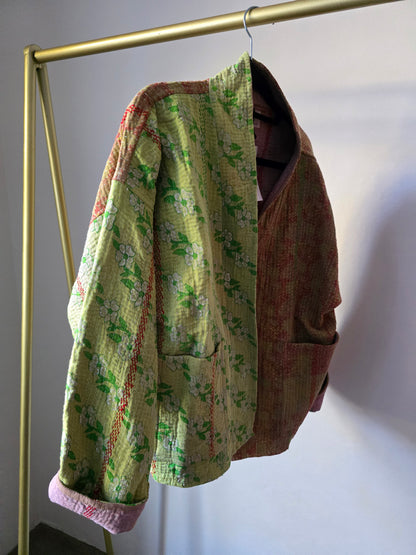 Short Kantha Jacket