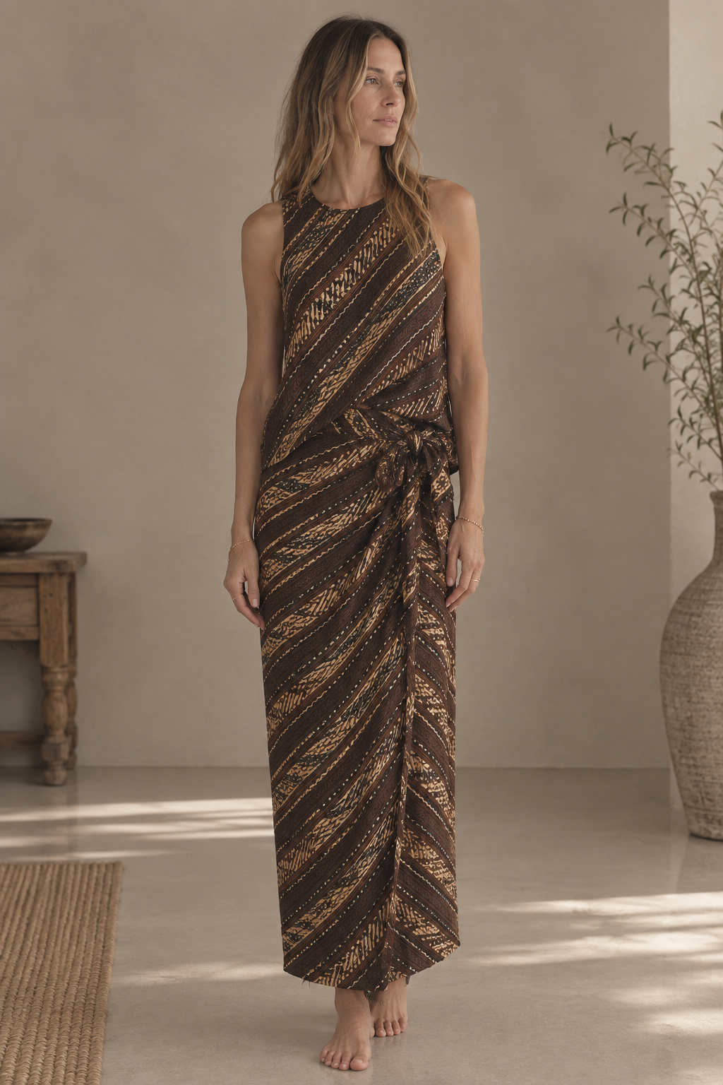 Traditional Batik Wrap skirt