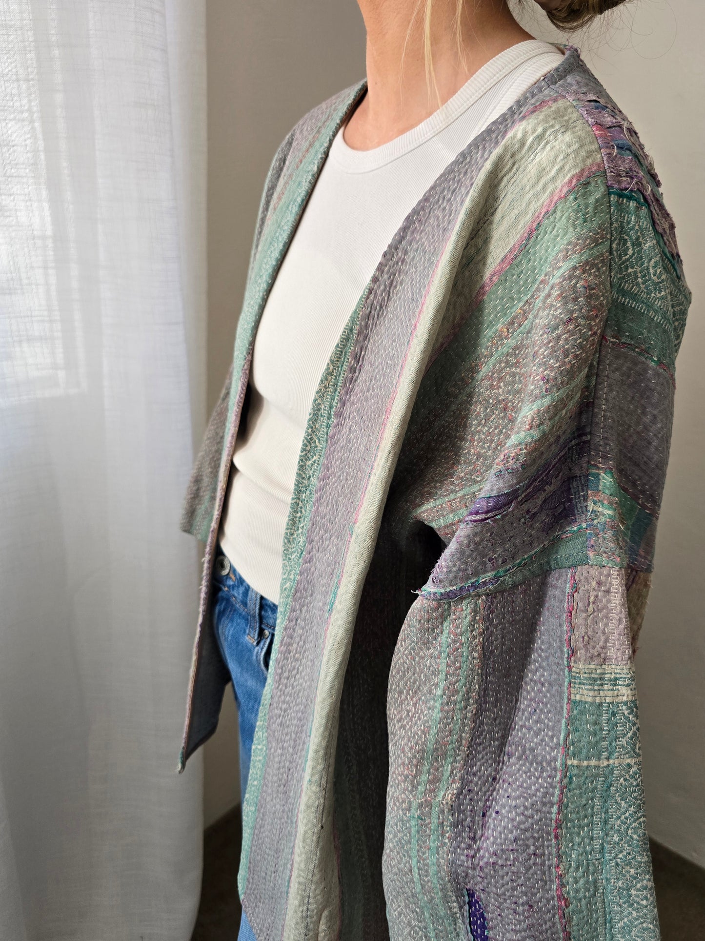 Kimono Kantha Jacket