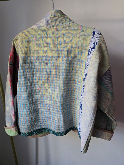 Short Kantha Jacket