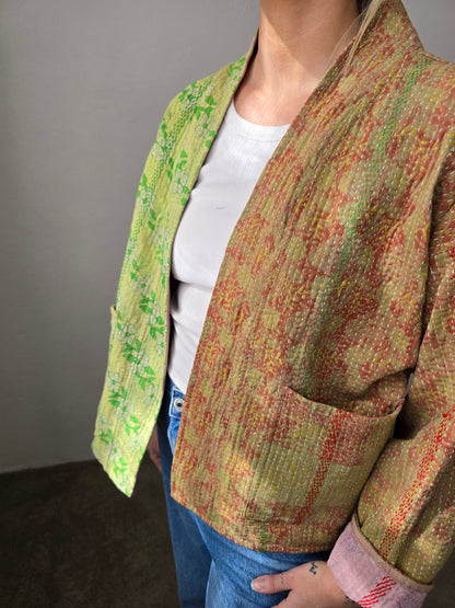 Short Kantha Jacket