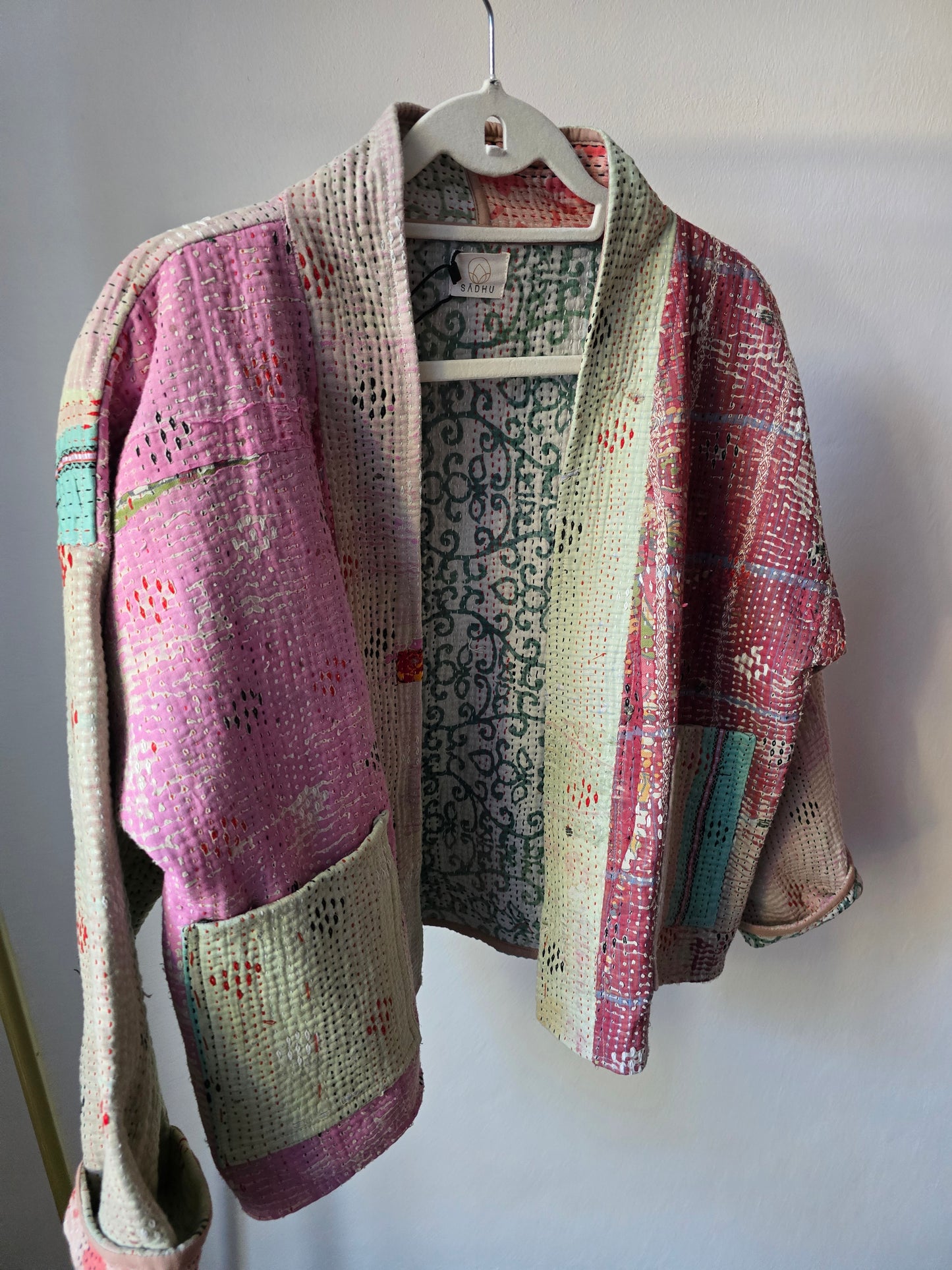 Short Kantha Jacket