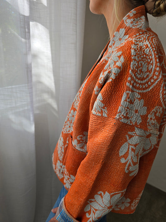 Short Kantha Jacket